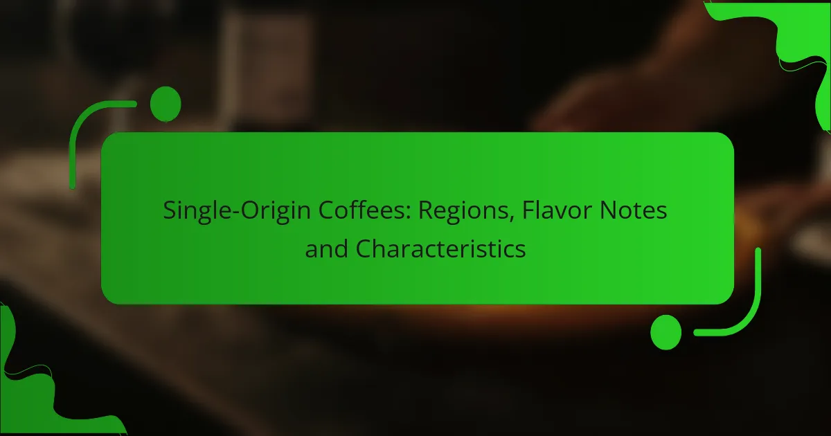 Single-Origin Coffees: Regions, Flavor Notes and Characteristics